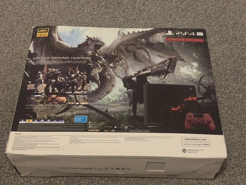 PS4 Pro Monster Hunter World Limited Edition 1TB Console boxed Carousel 2