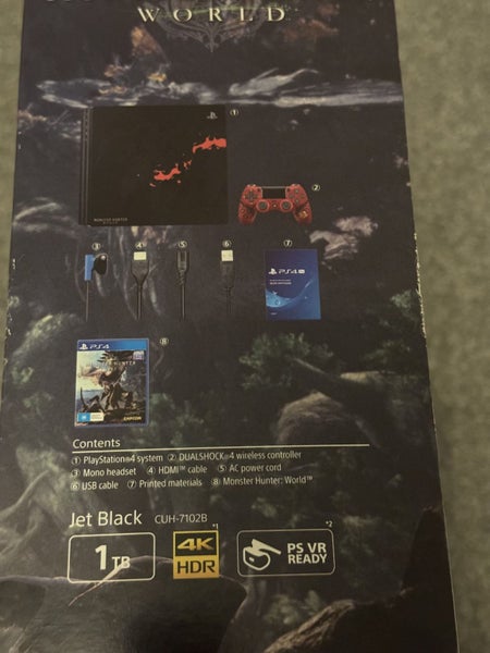PS4 Pro Monster Hunter World Limited Edition 1TB Console boxed Carousel 12