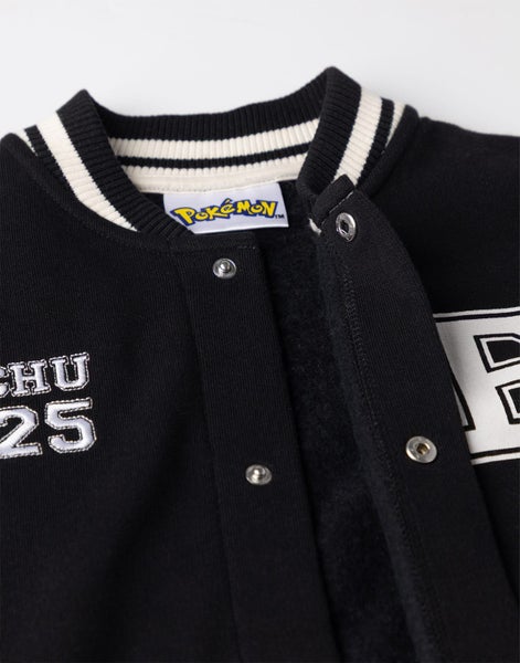 Pokemon Black Varsity Jacket (Boys) Carousel 4