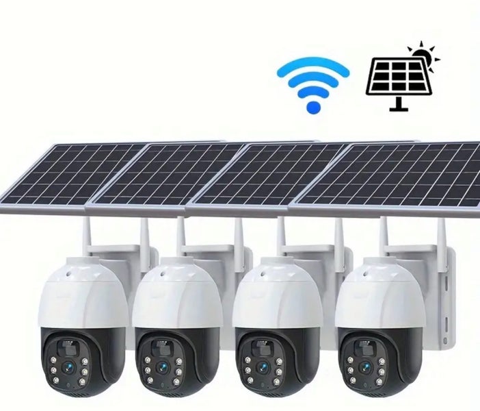 4pcs Solar Battery wifi Security Cameras Wireless Outdoor ** NZ Stock ** Carousel 1