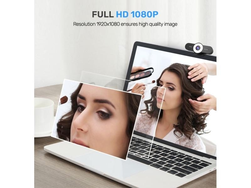1080P 60FPS Streaming Web Camera With Autofocus Noise Canceling Mics For Laptop Carousel 2