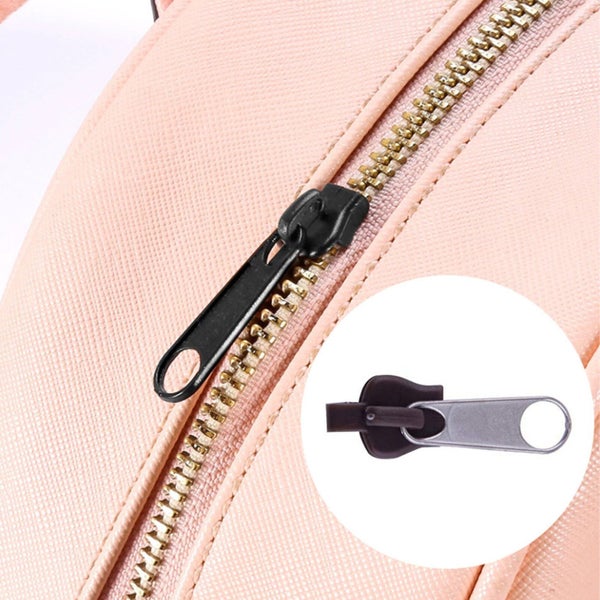 6PCS Universal Metal Zipper Pull Fixer Slider Puller Zip Head Repair Replacement Carousel 1