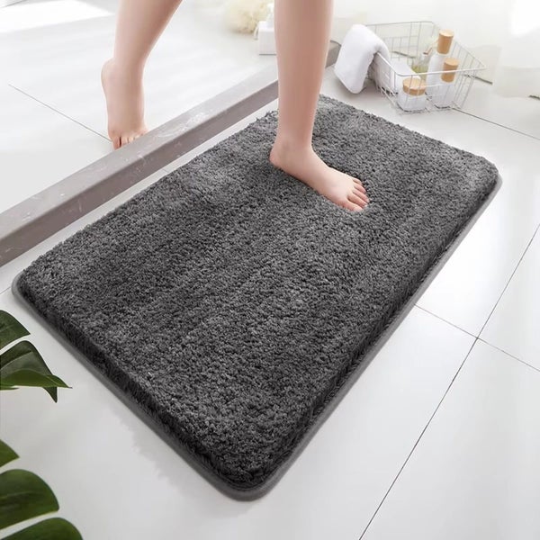 Soft Comfortable Thick Plush Floor Mat Bathroom Floor Rug Anti Slip Carousel 2