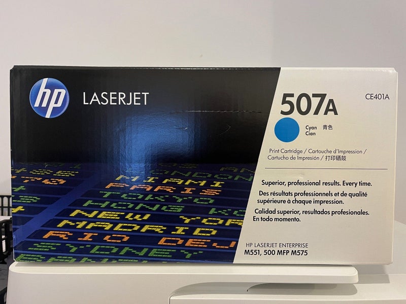 HP Laserjet printer cartridge 507X CE400X OEM product new Carousel 1