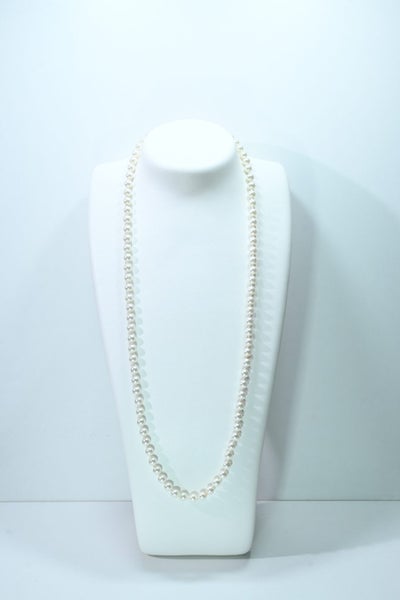 Faux pearls long necklace 680mm Carousel 1