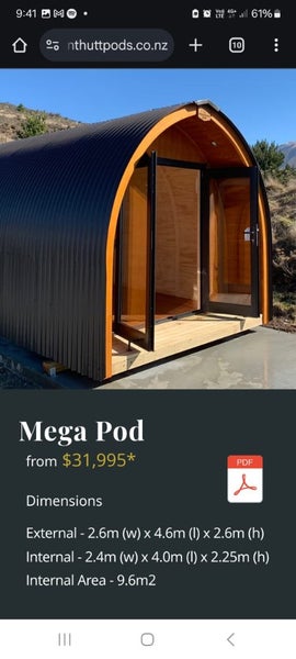 Mount Hut Pod - Tiny Home Carousel 1