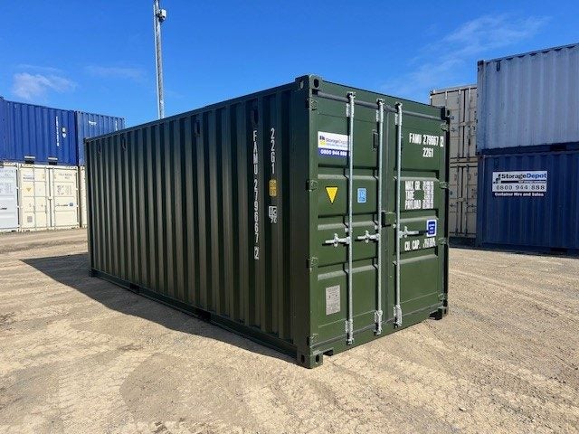 20ft Std New Build Shipping Container - Beige ,Blue , Green62863866227201112