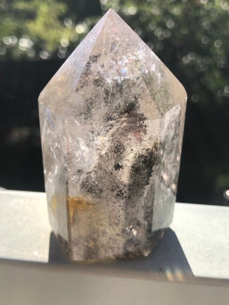 LODALITE SHAMAN QUARTZ GENERATOR POINT, sharman stone, garden, fairy Carousel 1