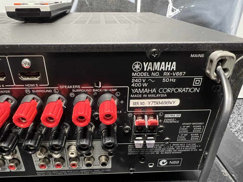 Yamaha RXV-667 Av Receiver Carousel 6