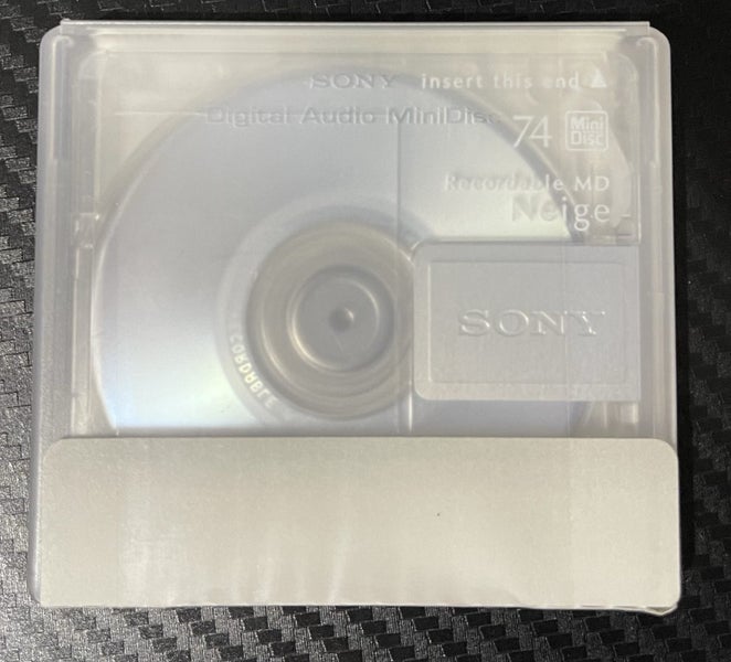 Sony MD Minidisc 74 Minutes Recordable neige brand new Carousel 1