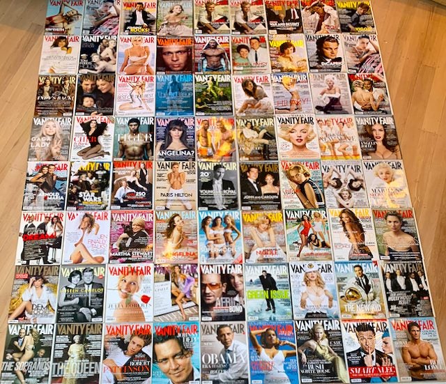 70 Vintage Vanity Fair Magazines 2005 - 2012 Carousel 2