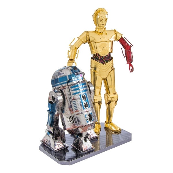 Metal Earth - 3D Metal Model Kit - Star Wars - C-3PO & R2-D2 Carousel 1