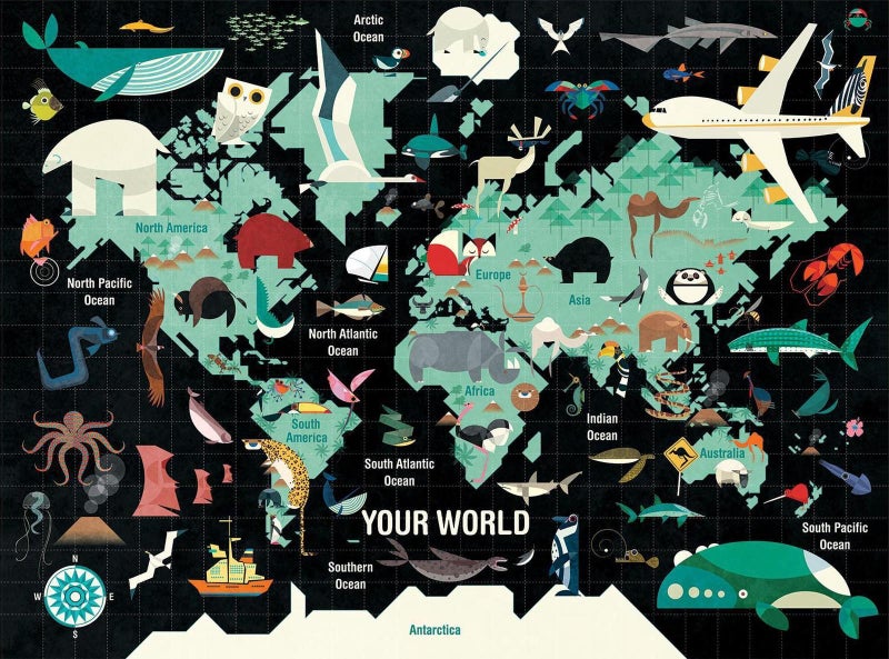 Your World 1000 Piece Family Puzzle by Mudpuppy - Carousel 1
