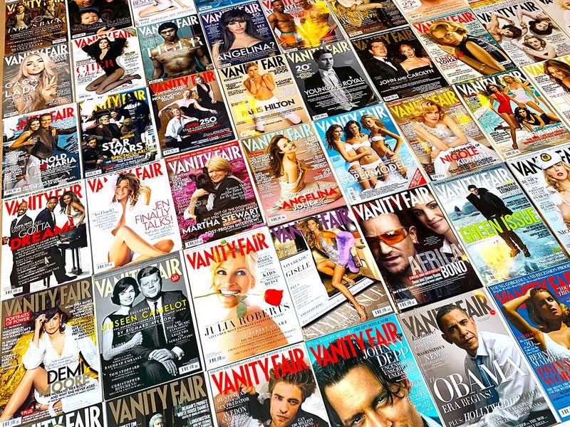 70 Vintage Vanity Fair Magazines 2005 - 2012 Carousel 1