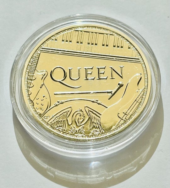 2020 Great Britain 1 oz Silver Music Legends: Queen BU Carousel 1