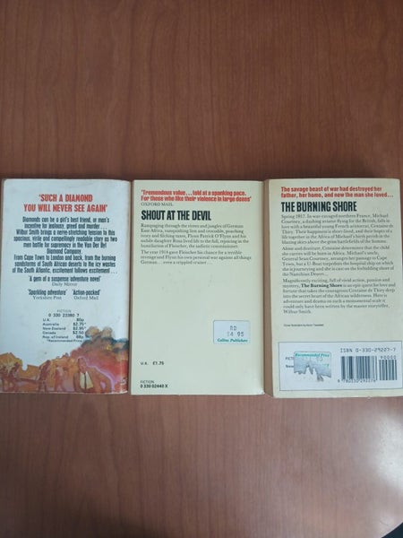 3 x Wilbur Smith books Carousel 2