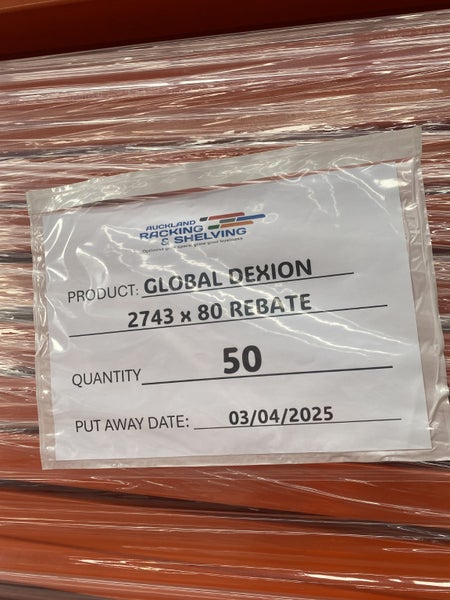 Rebated Beams - 2743mm W x 80mm Carousel 1