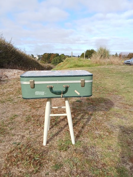 Vintage One of Kind Suitcase Table Carousel 1
