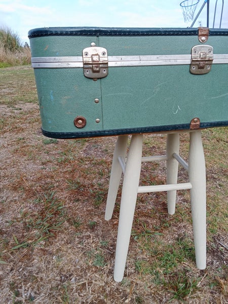 Vintage One of Kind Suitcase Table Carousel 9