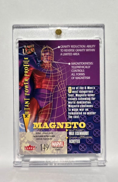 *** MAGNETO!! 2018 FLEER ULTRA X-MEN CARD *** XMEN 97 Carousel 2