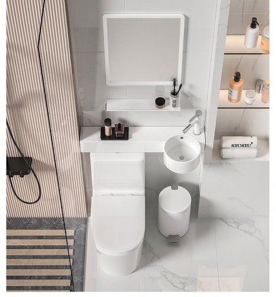 Ceramic Washbasin White Bathroom Sink 700mm Carousel 2