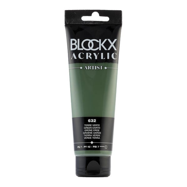 BLOCKX Acrylic Tube Green Earth 120ml Carousel 1