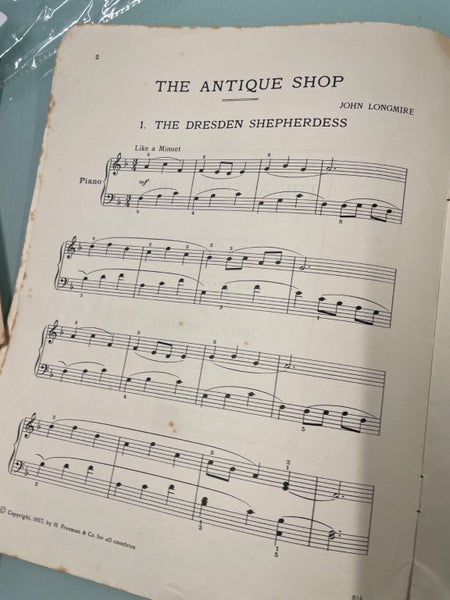 The Antique Shop - 8 Miniatures for Pianoforte (Second Hand) Carousel 3