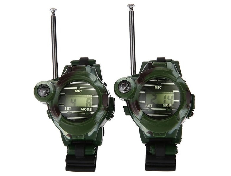 7 in 1 Walkie Talkie Watch Camouflage Style x2 Carousel 2