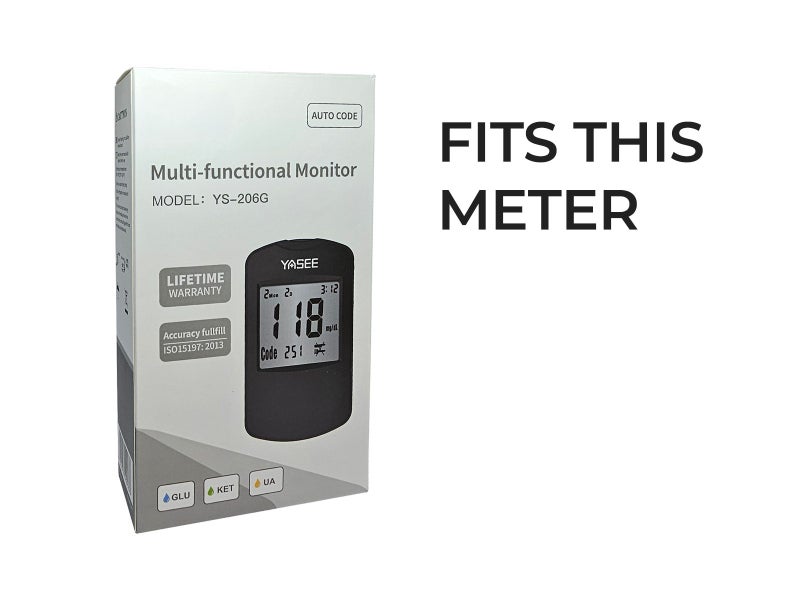 Glucose Blood Tester Strips 50pcs - Replacement strips for Yasee Blood Meter Carousel 2