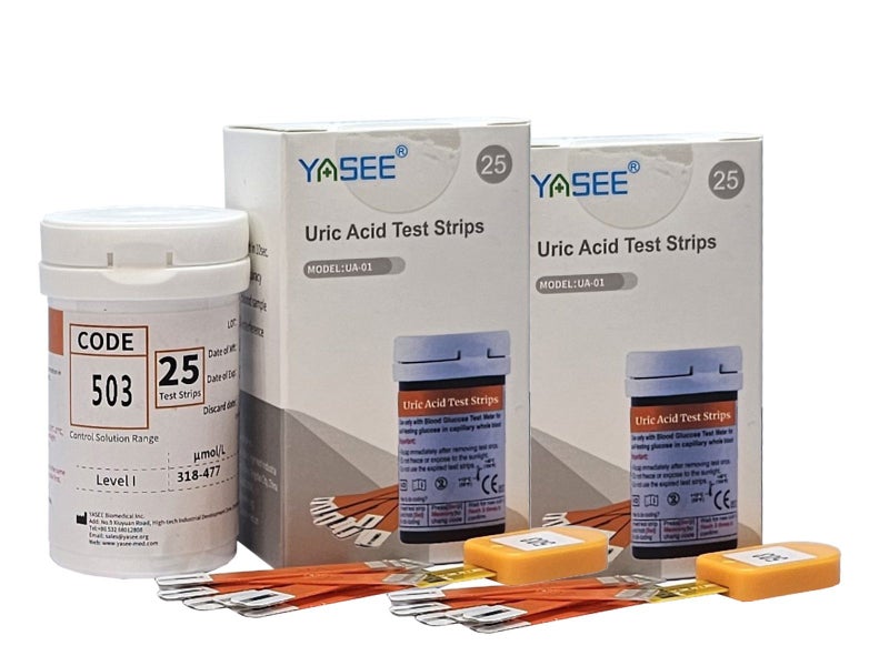 Uric Acid Blood Tester Strips x 50 Strips Carousel 2