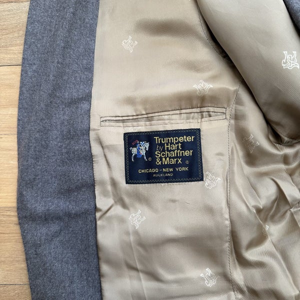 Vintage 1970s Trumpeter Hart Schaffer & Marx Pure Wool Suit New Zealand Made Carousel 5