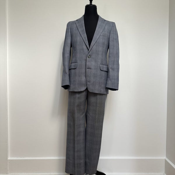 Vintage 1970s Canterbury Of New Zealand Plaid Pure Wool Suit New Zealand Made Carousel 1