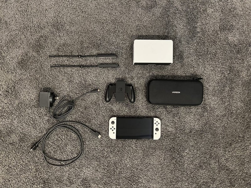 Nintendo Switch OLED Console - White Carousel 1