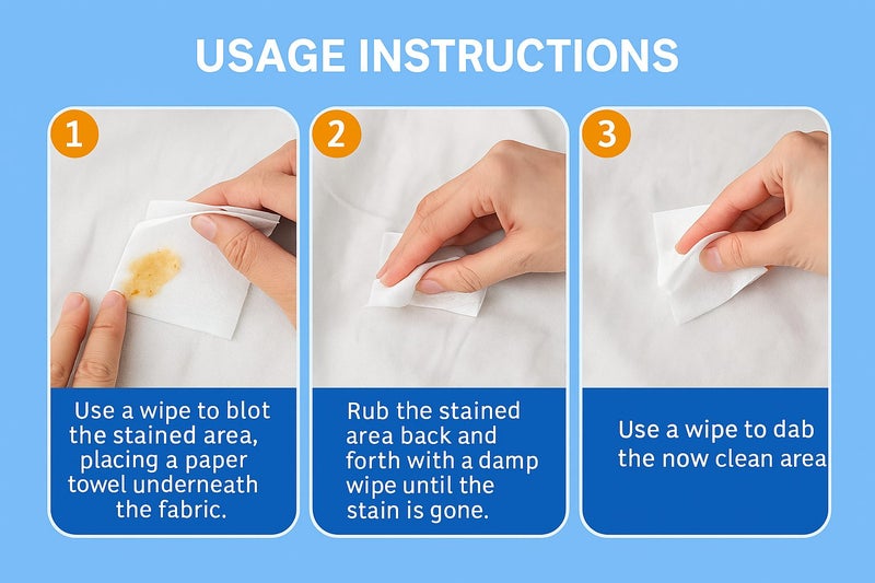 Stain Wipes for Busy Lifestyles - Office, Restaurant, Camping, Events62867852111106113
