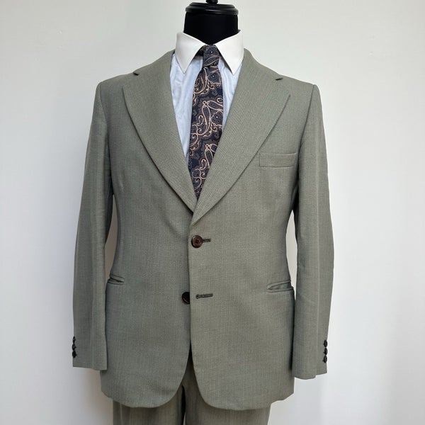 Vintage 1970s Cambridge By Harry Amies Pure Wool Suit New Zealand Made Carousel 2