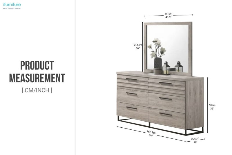 WESTDEN 6-Drawer Dresser with Mirror Carousel 2