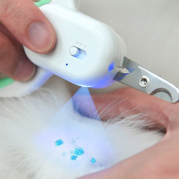 Pet Nail Clipper with LED & UV Light - Green Carousel 5