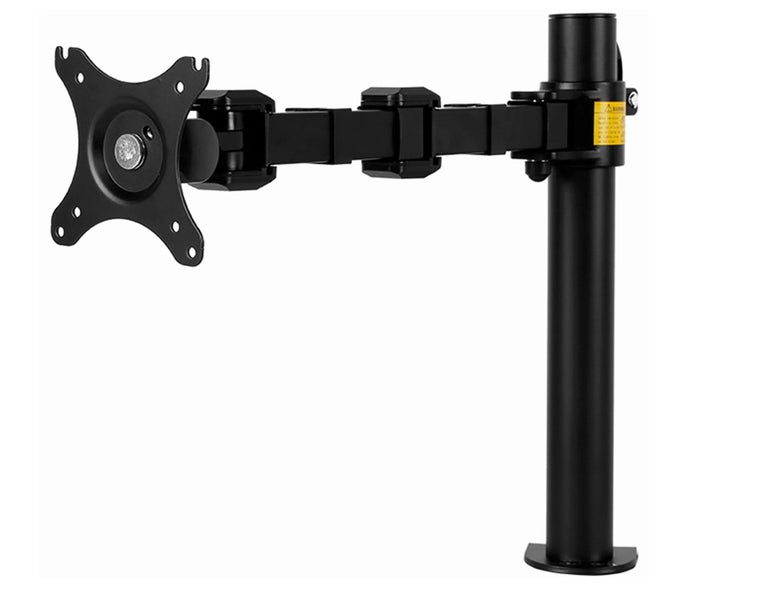 Loctek Mount 10"-32" Single Monitor Ergonomic Swivel Arm - VESA 75 & 100mm Carousel 1