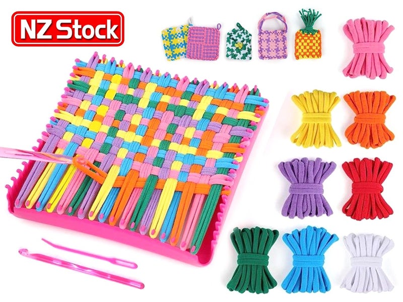 New Knitting Loom Kids Pot Holder Weaving on Afterpay Carousel 1