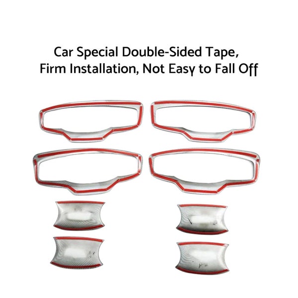 Door Handle Bowl Cover Trim Gloss Black Suitable For Mitsubishi Triton MV 2024+ Carousel 6