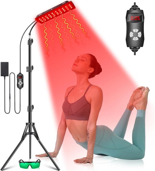 Infrared Light Therapy Lamp LED Red Light Device 660nm & 850nm Adjustable Stand Carousel 1
