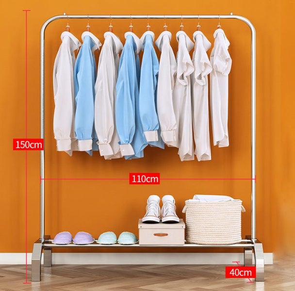 Stainless Steel Garment Rack Easy to Assemble and Move Carousel 1