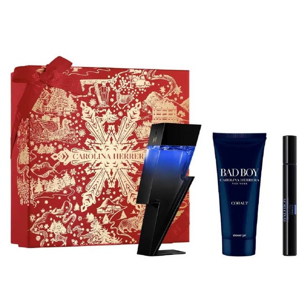 Carolina Harrera Bad Boy Cobalt Elixir EDP 125ml 3 Piece Gift Set Men Carousel 1