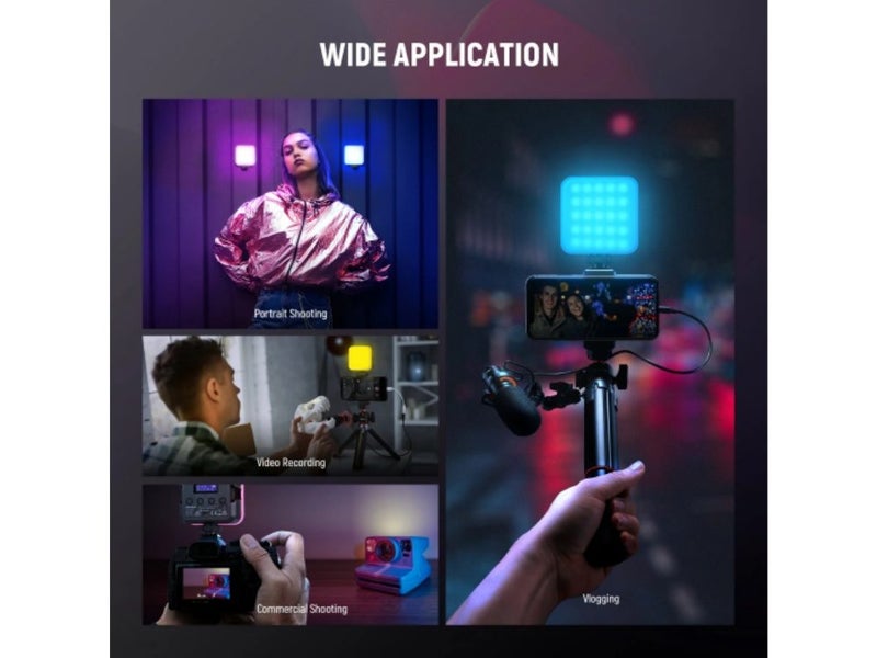NEEWER Magnetic RGB Video Light With App Control Carousel 9