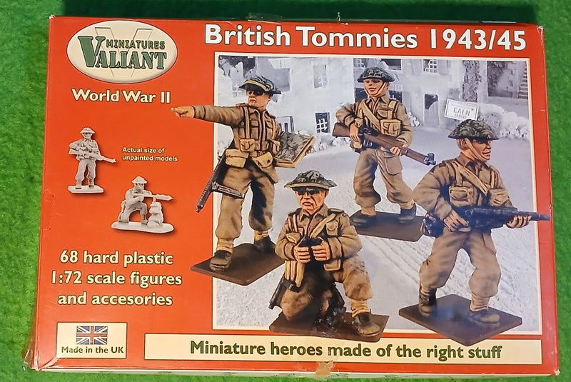 valiant WW2 wargames figures British Tommies 1943/45 Carousel 1
