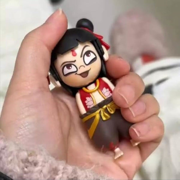 Nezha Model Toy Ne Zha Cute Face Changing Doll Carousel 2