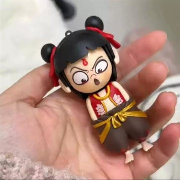 Nezha Model Toy Ne Zha Cute Face Changing Doll Carousel 9