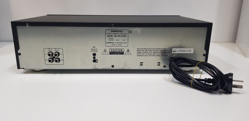 Onkyo TA-2200 Stereo Cassette Tape Deck Carousel 10
