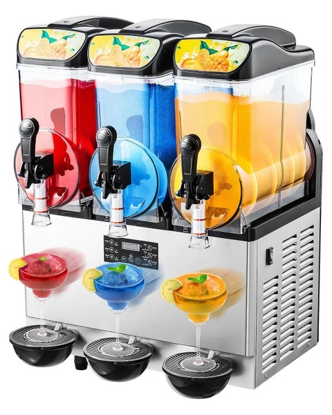 Commercial Slushy Machine 15Lx3 Tank Margarita Smoothie Frozen Drink Maker Carousel 1
