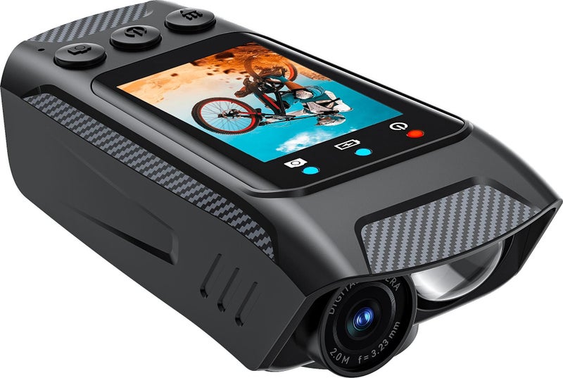 4K Action Bike Camera - 3 In 1 - Video/Photo + Headlight + Horn Carousel 2